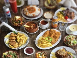 Order a main dish and get the same order or less for free
